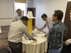 Tania Chatterjee facilitating leadership development workshop